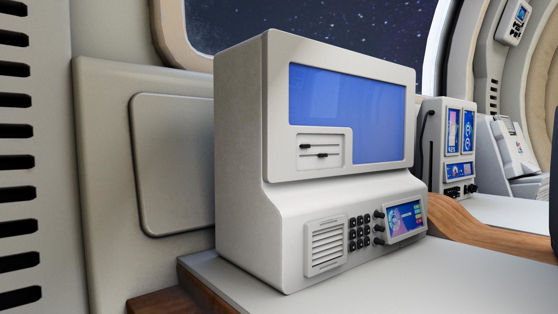 spaceship room sci fi 3D model_15