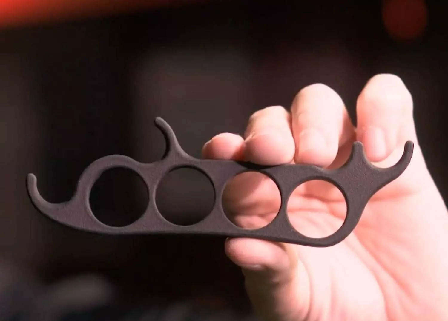 4 Hole Cue Bridge  3D print model_0