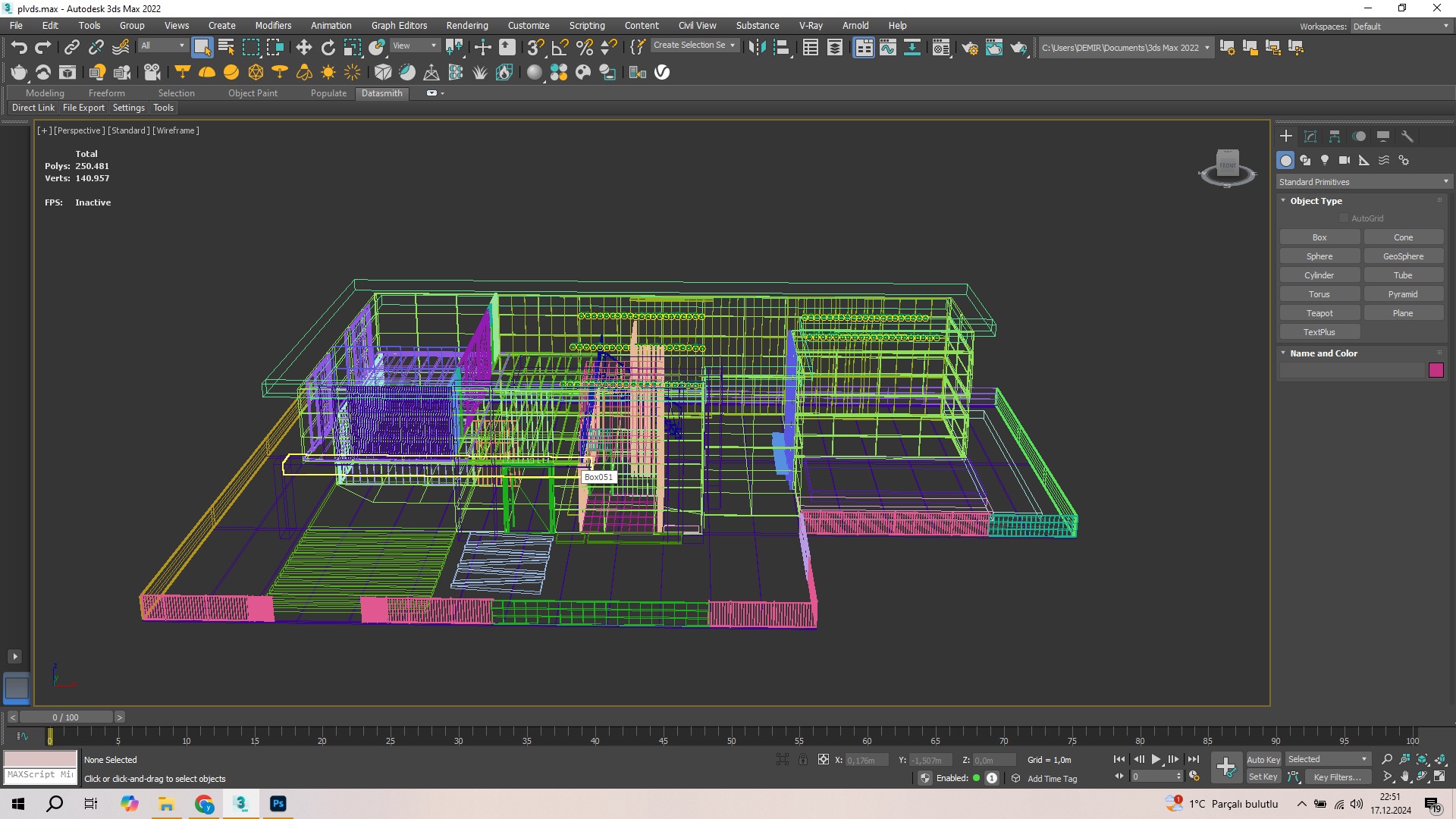 Modern Biophilic Villa Design Interior and Exterior Design Low-poly 3D model_11