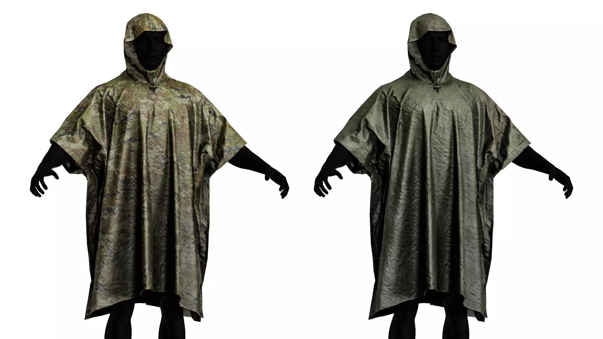 VALHALLA PONCHO Low-poly 3D model_0