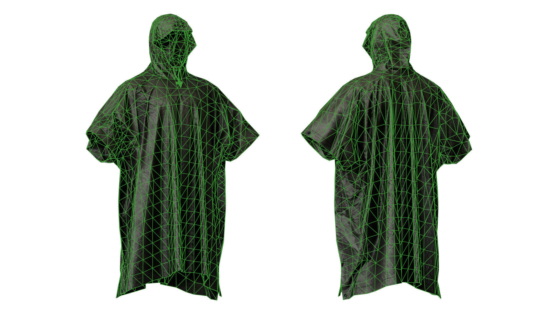 VALHALLA PONCHO Low-poly 3D model_8
