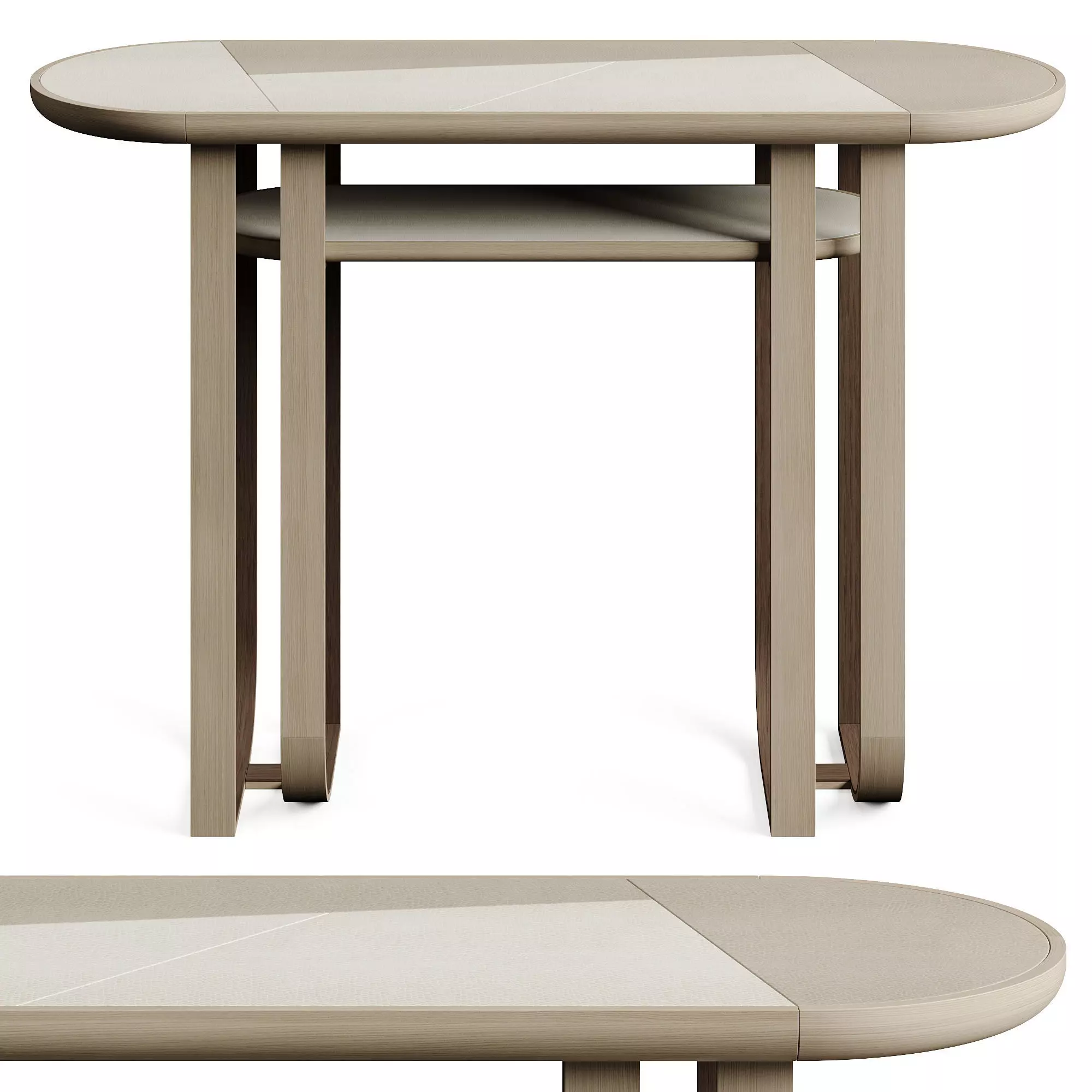 Frato Kaikoura Console Table Low-poly 3D model_0