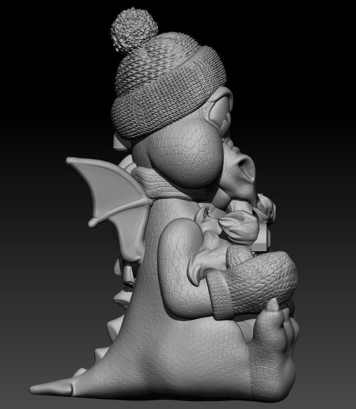 DRAGON SYMBOL OF THE YEAR 2024 3D print model_43