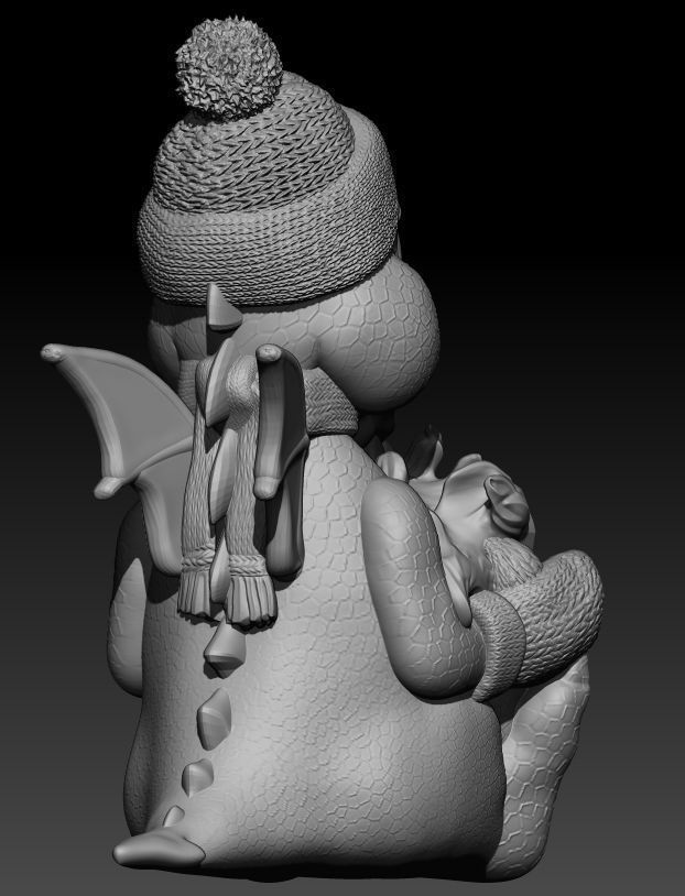 DRAGON SYMBOL OF THE YEAR 2024 3D print model_37