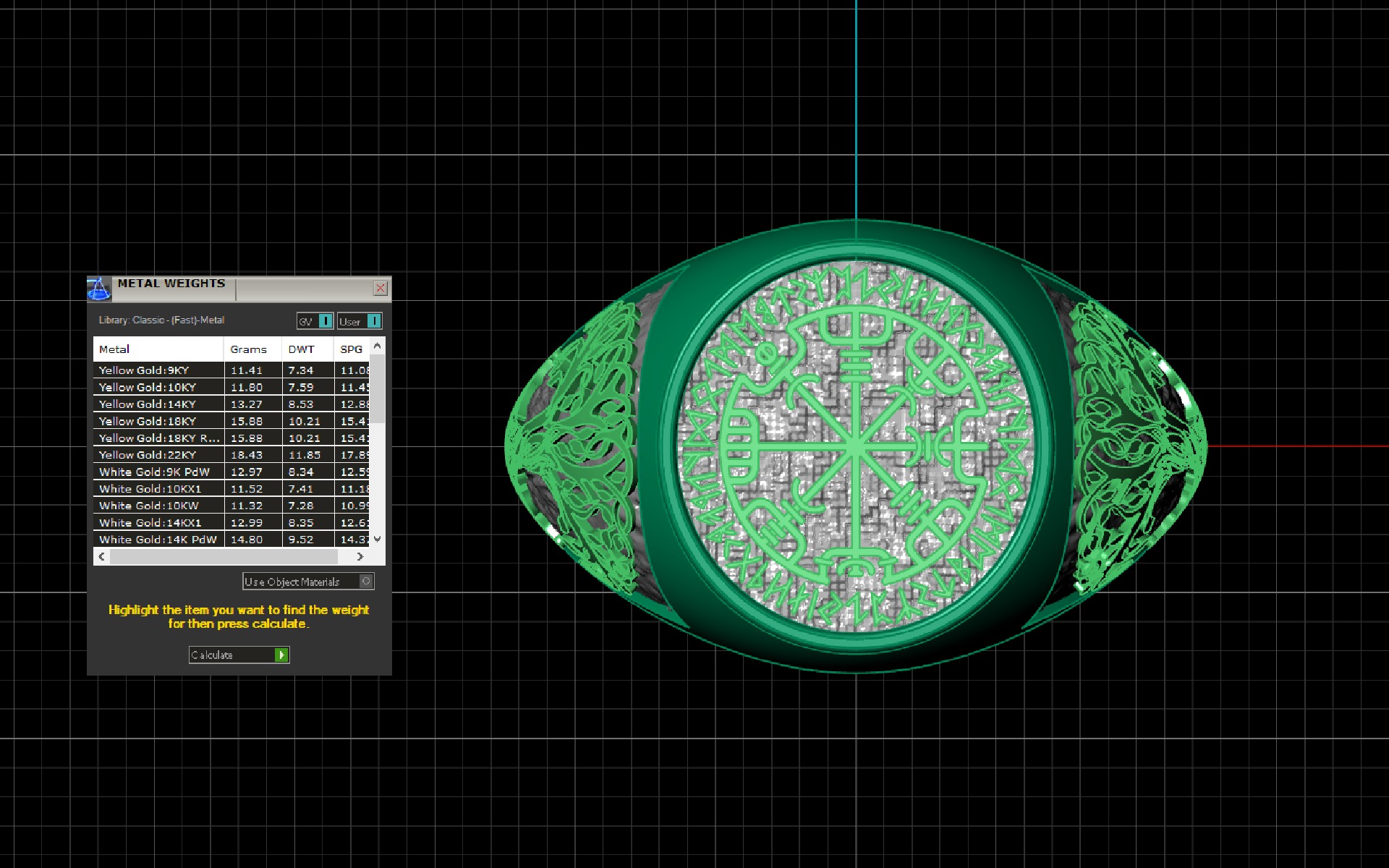 Men ring with the ancient symbols RUNES cnc model or 3D print model_5