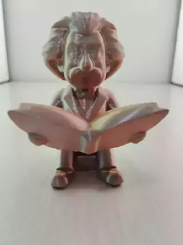 Cute Einstein-Themed Reading Model