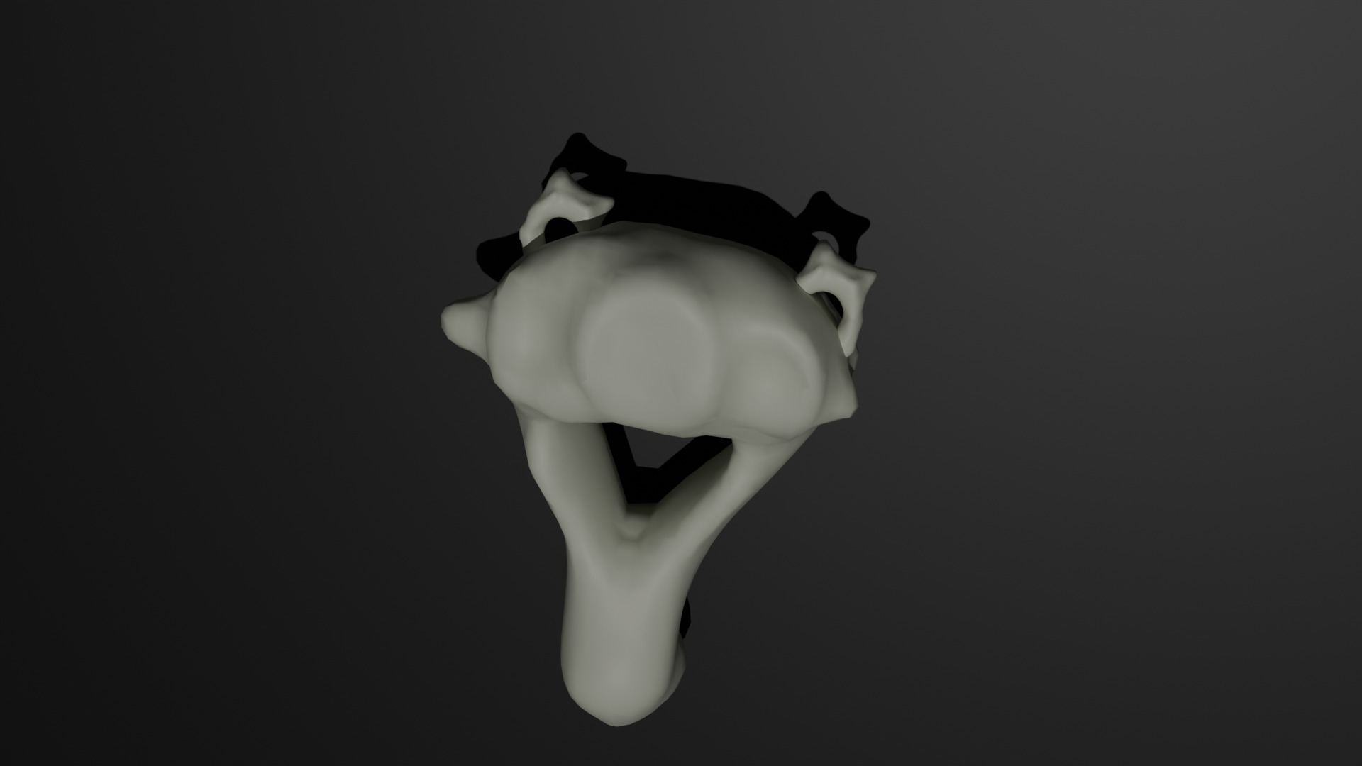 cervical vertebra 3D model_3