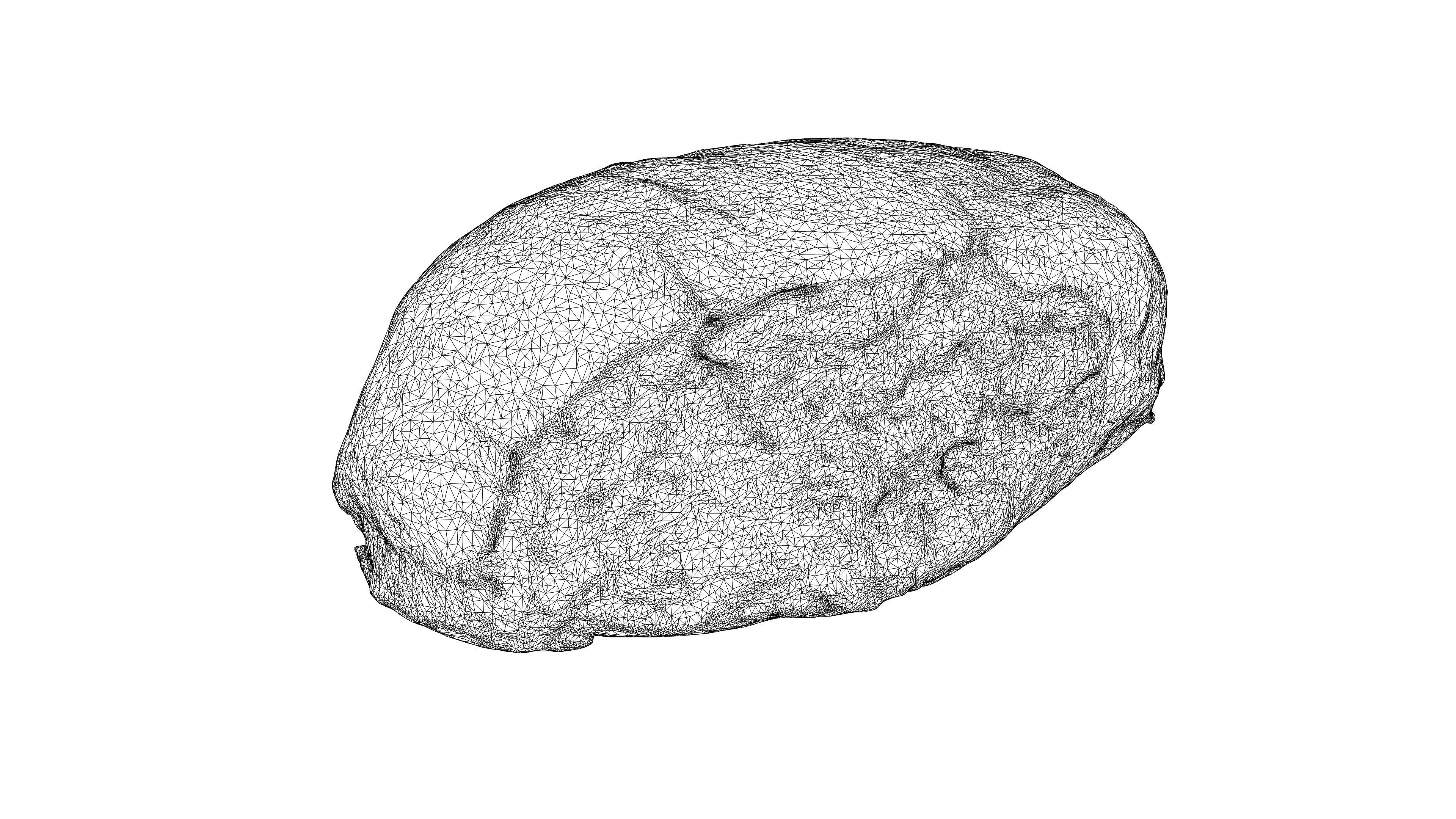 Photorealistic 3D scan of sweet bun Low-poly 3D model_22