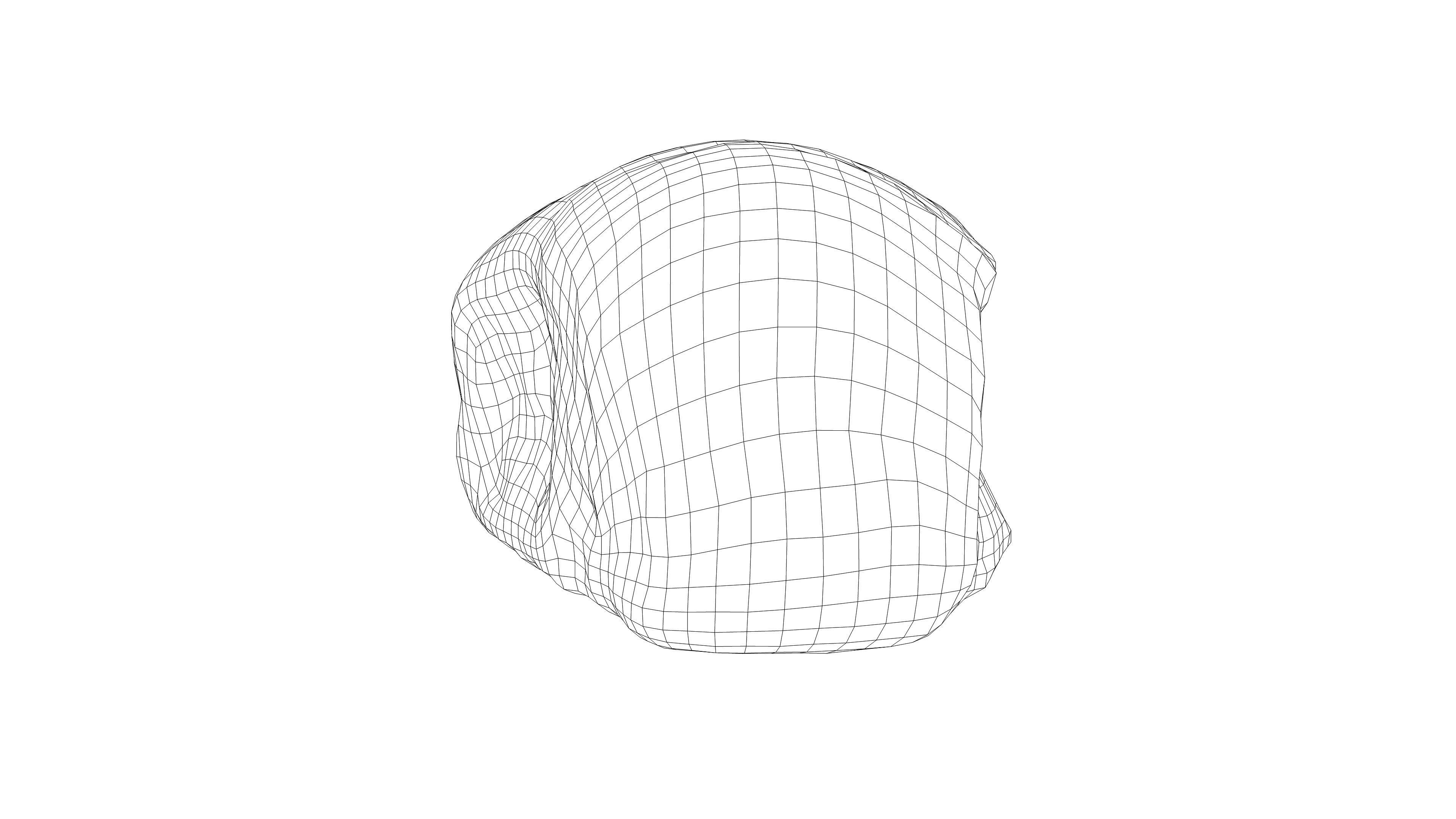 Photorealistic 3D scan of sweet bun Low-poly 3D model_18