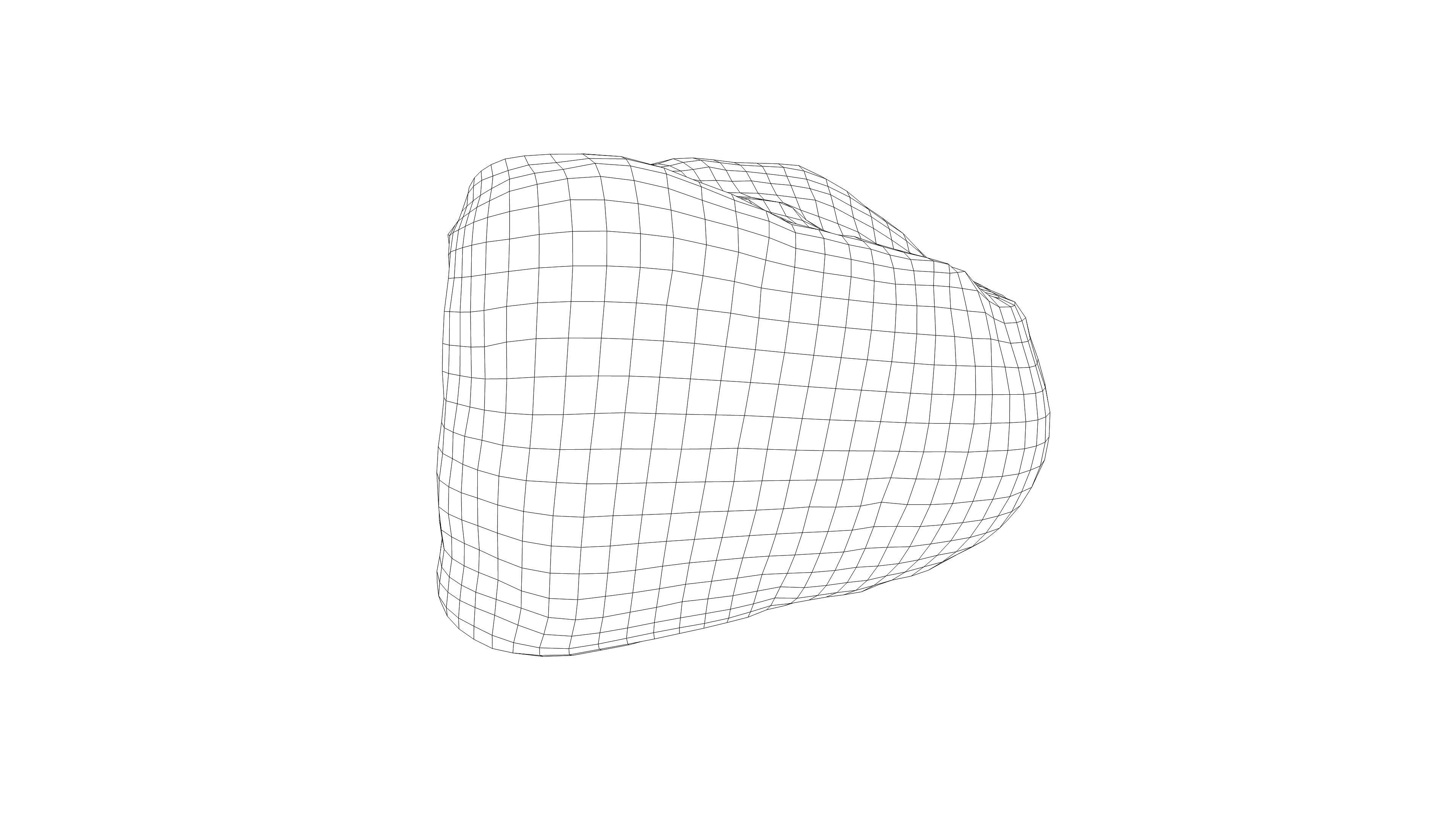 Photorealistic 3D scan of sweet bun Low-poly 3D model_14