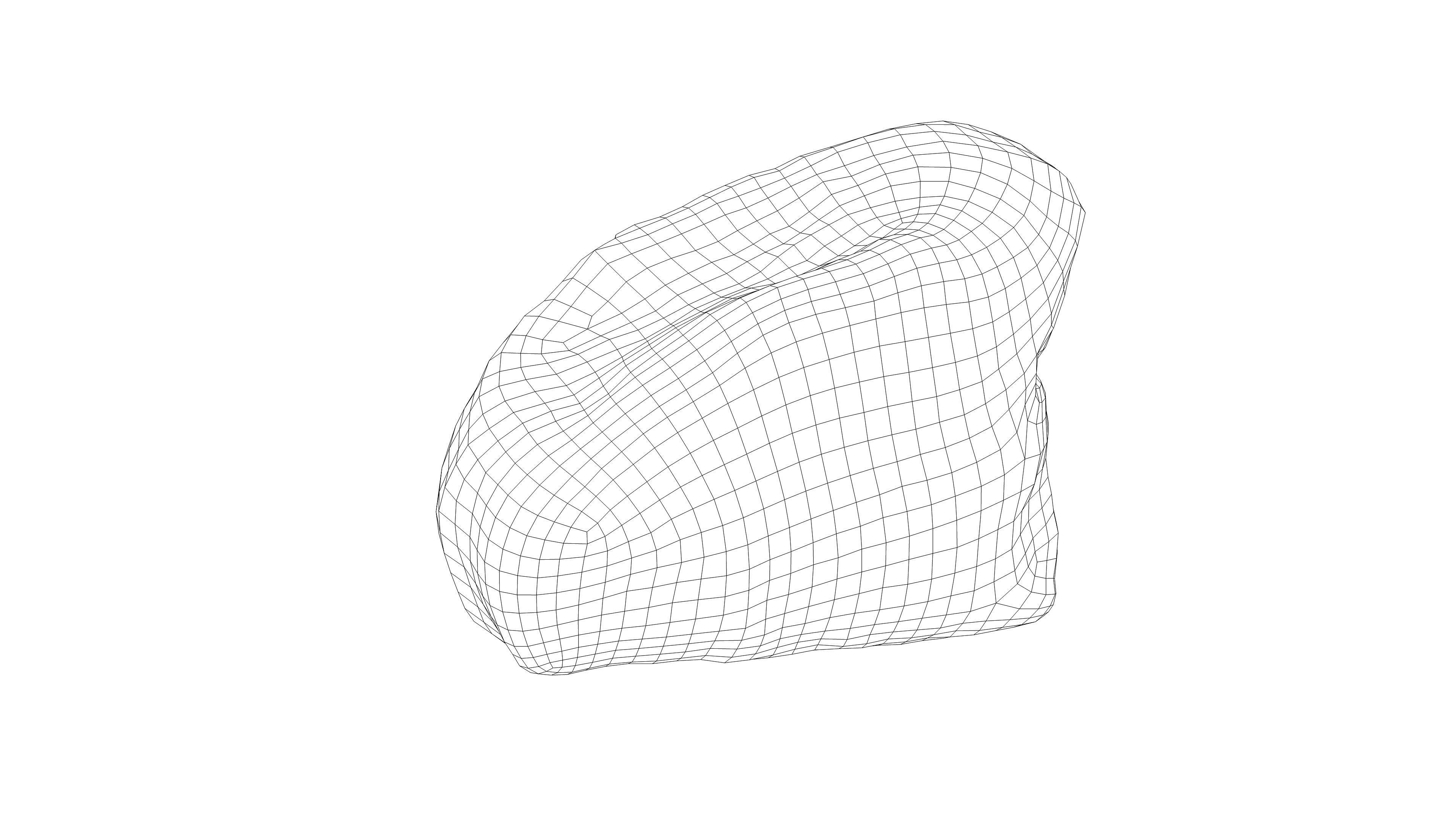 Photorealistic 3D scan of sweet bun Low-poly 3D model_15