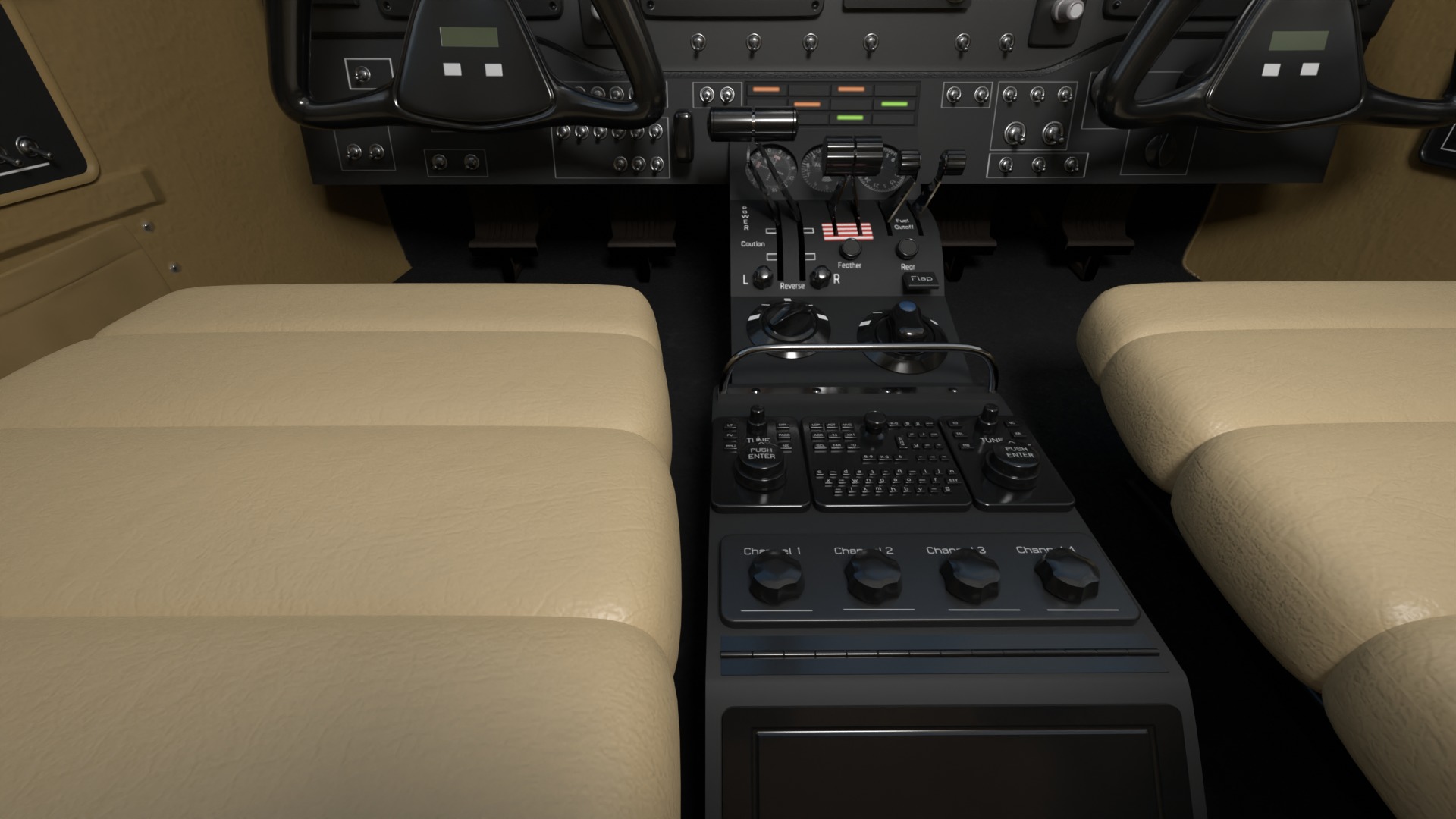 Beechcraft King Air 200 3D model_15
