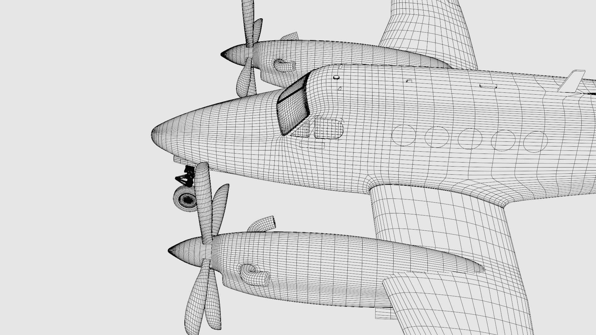 Beechcraft King Air 200 3D model_29