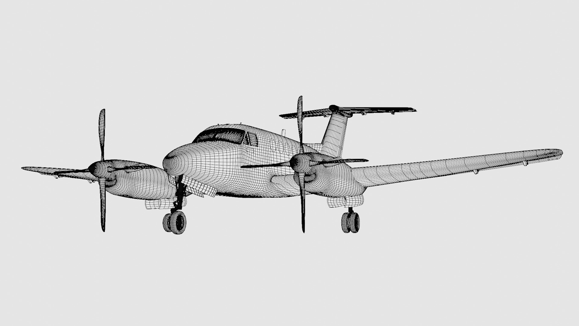 Beechcraft King Air 200 3D model_27