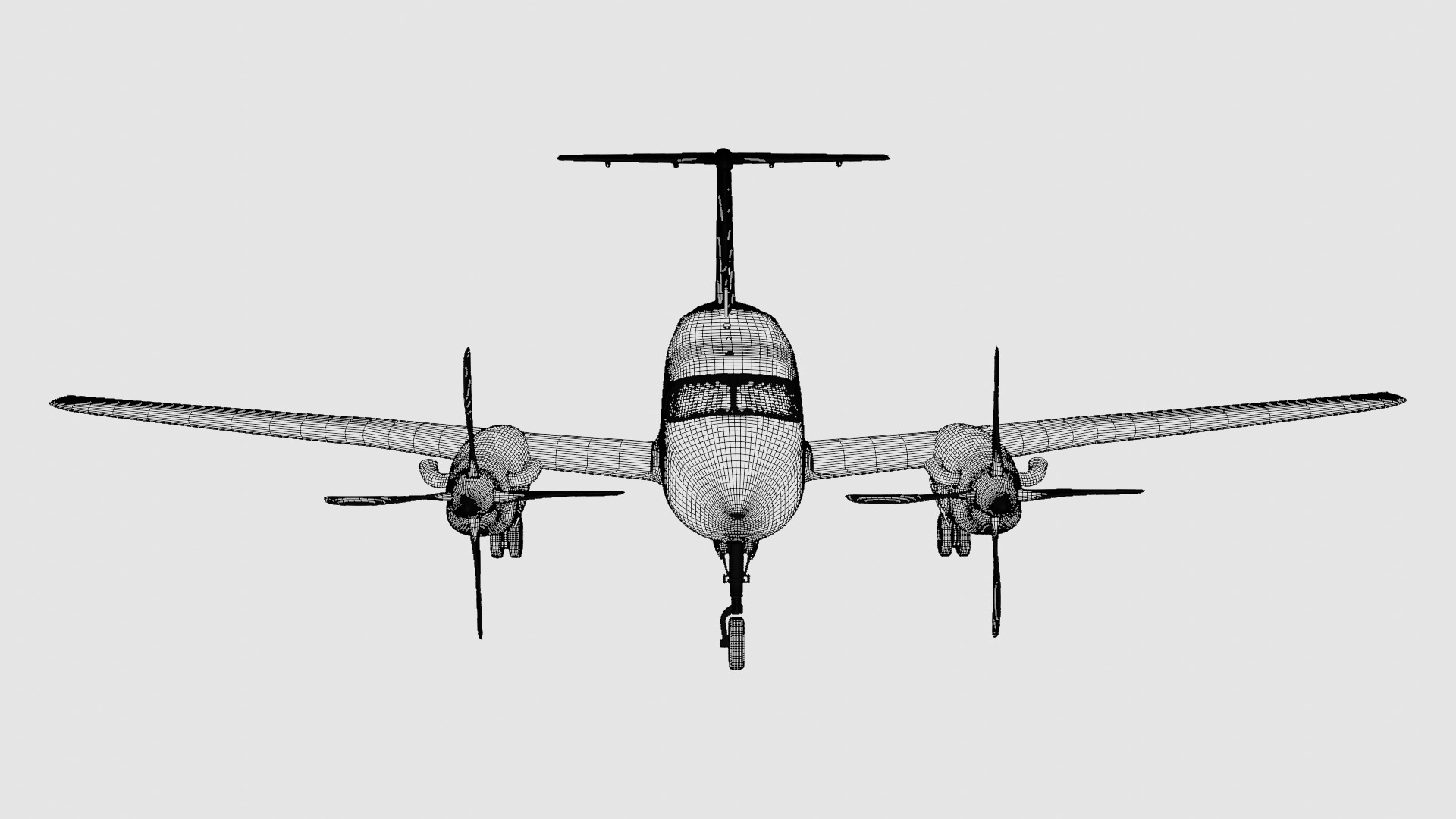 Beechcraft King Air 200 3D model_26