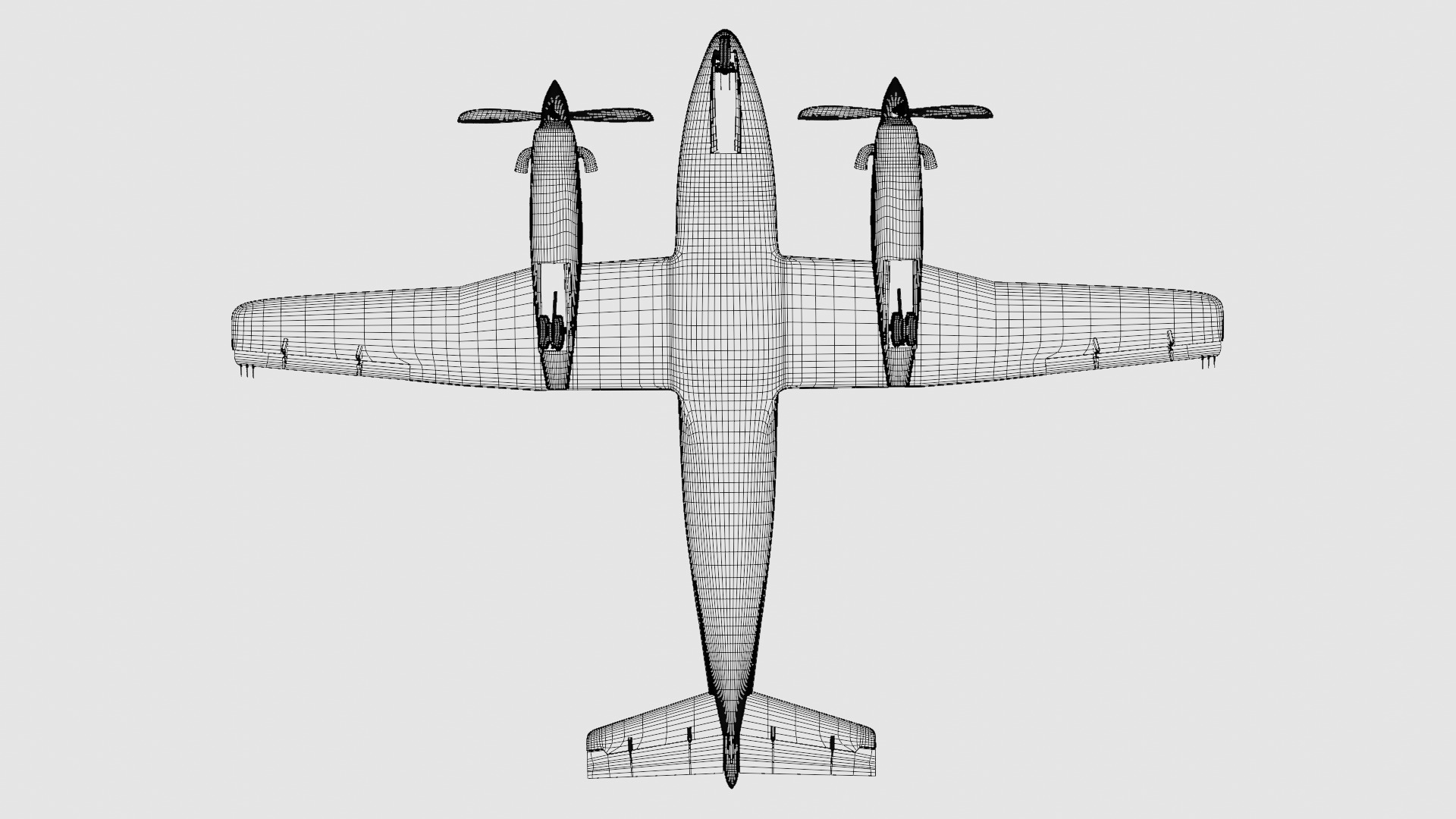 Beechcraft King Air 200 3D model_36