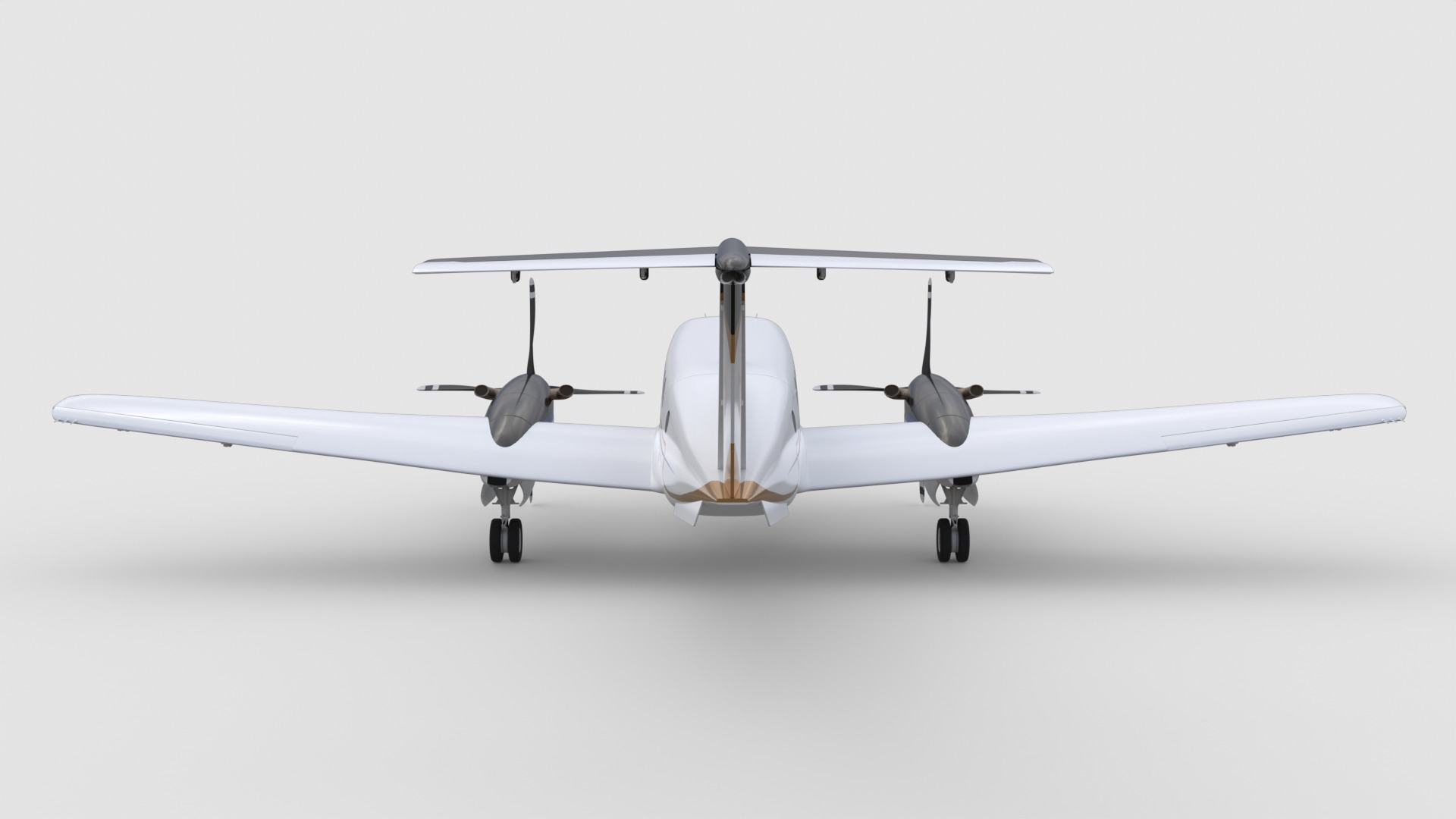 Beechcraft King Air 200 3D model_4