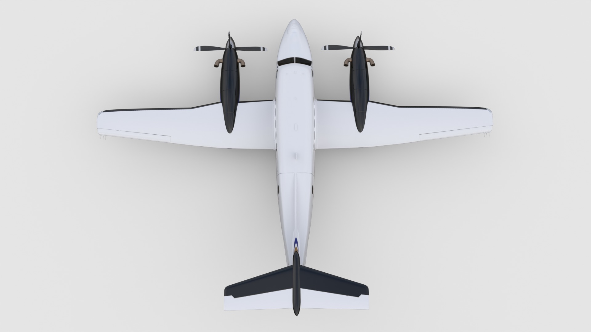 Beechcraft King Air 200 3D model_11
