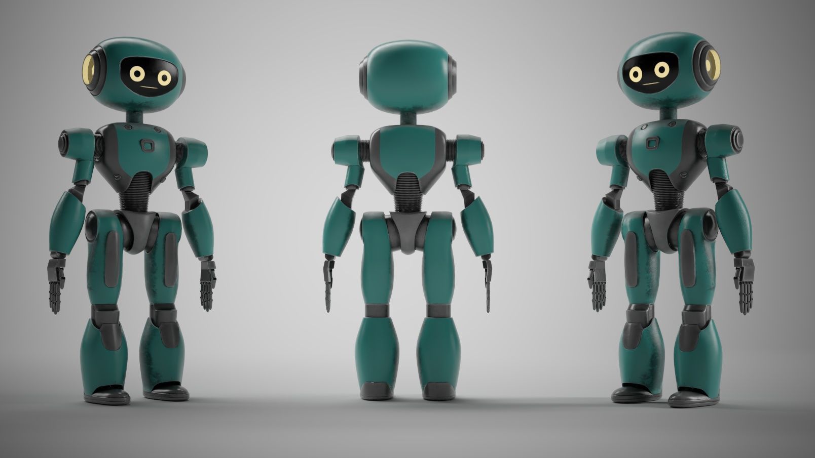 WORKER ROBOT 3D model_11
