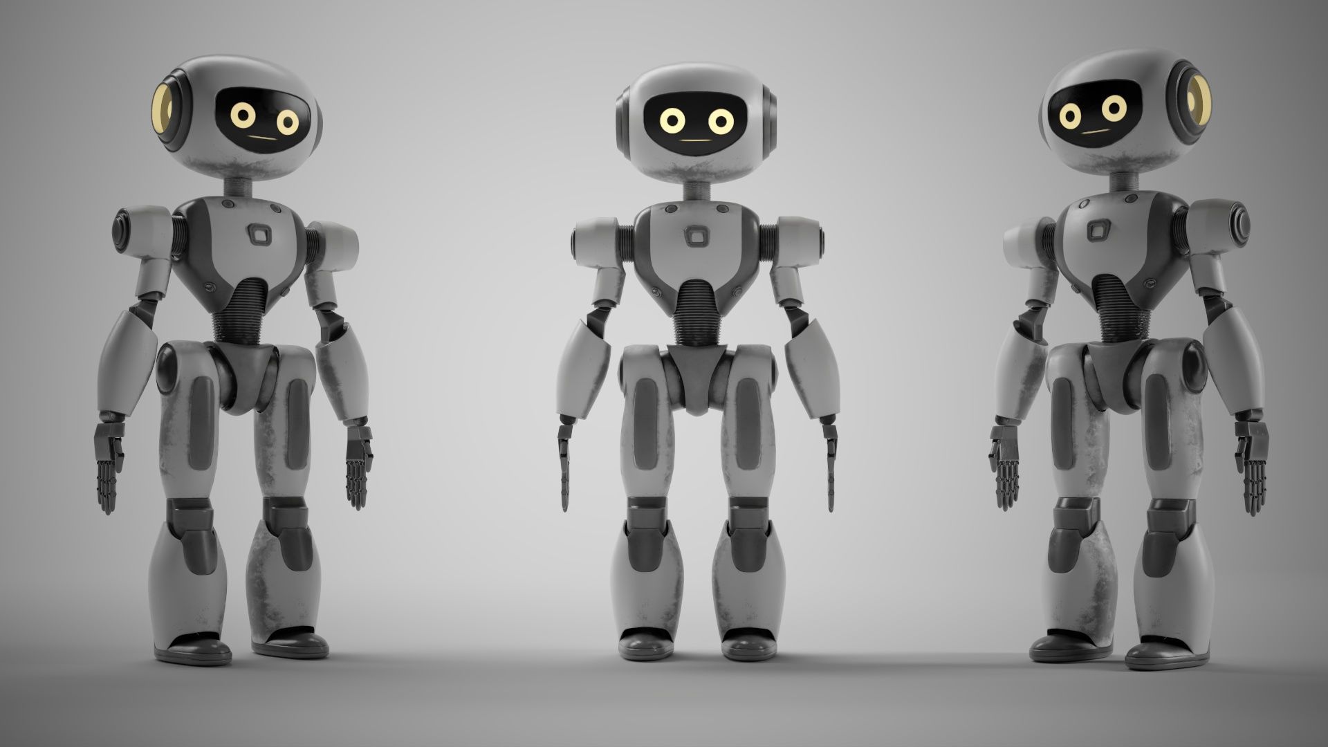 WORKER ROBOT 3D model_8