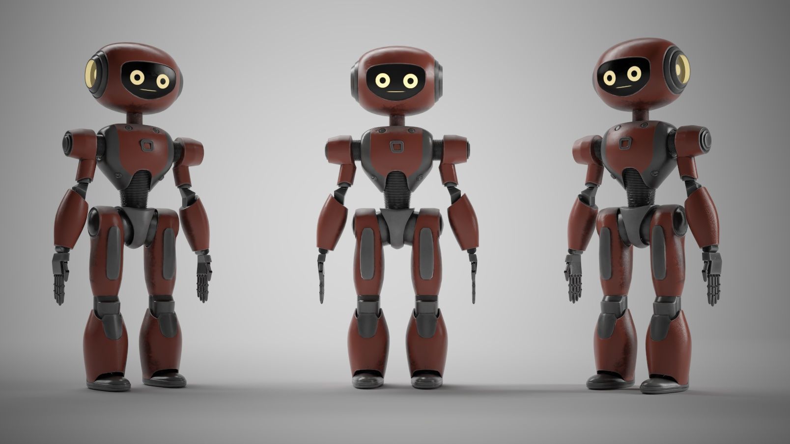 WORKER ROBOT 3D model_9