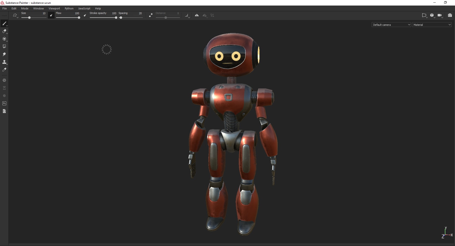 WORKER ROBOT 3D model_16