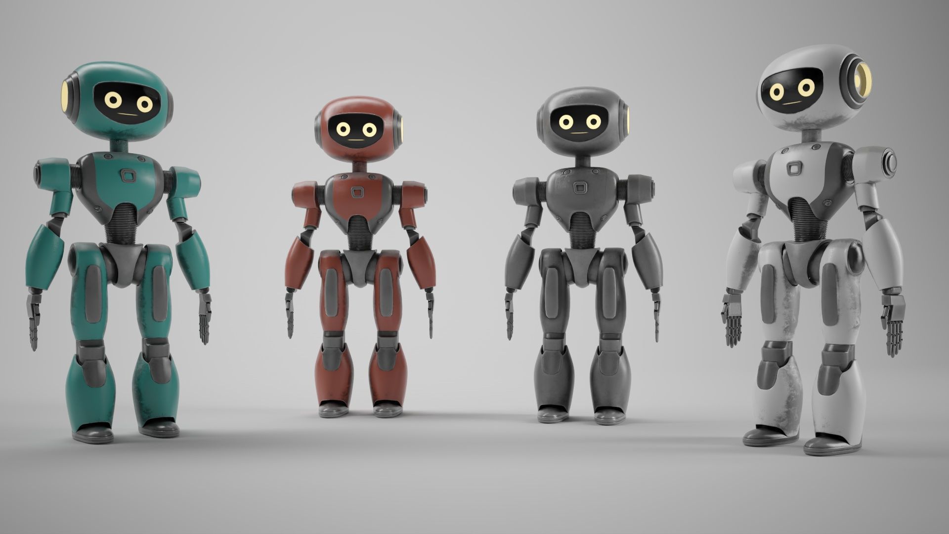 WORKER ROBOT 3D model_3