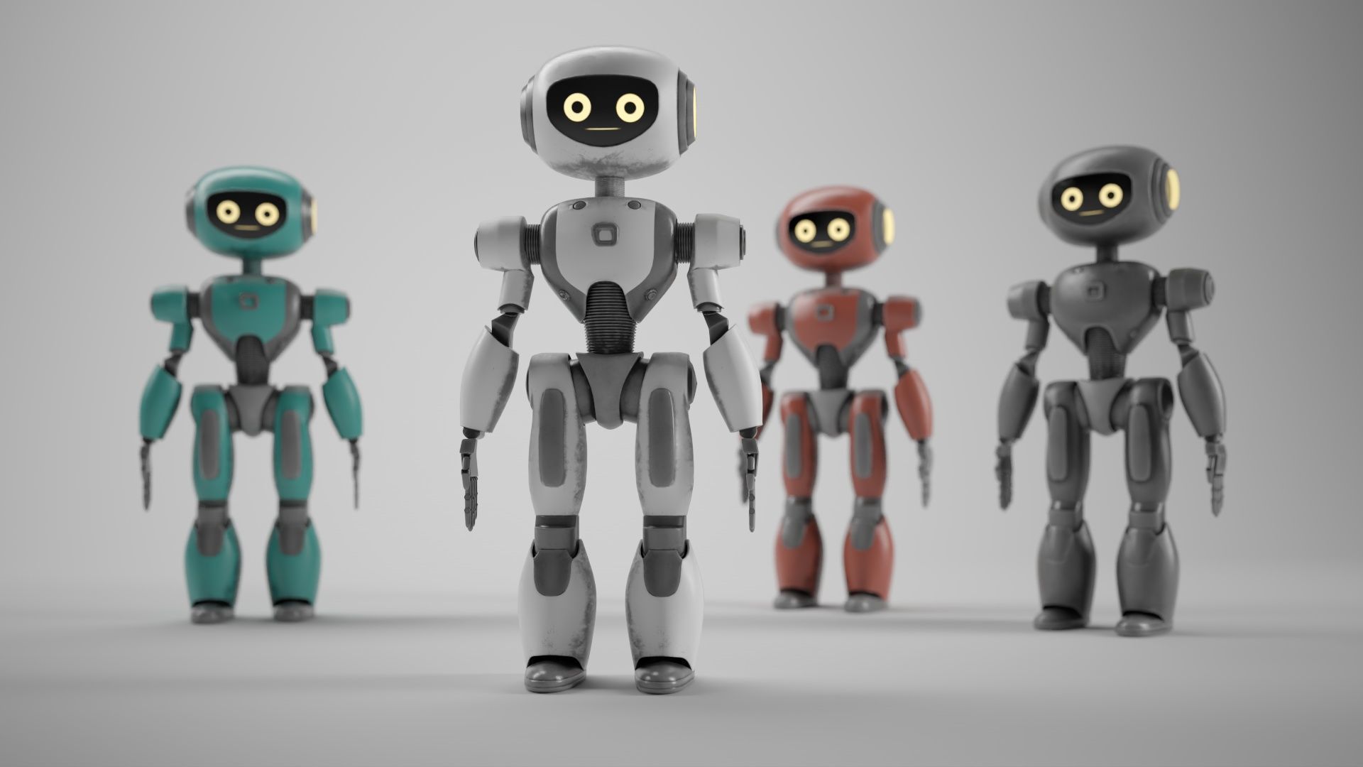 WORKER ROBOT 3D model_2