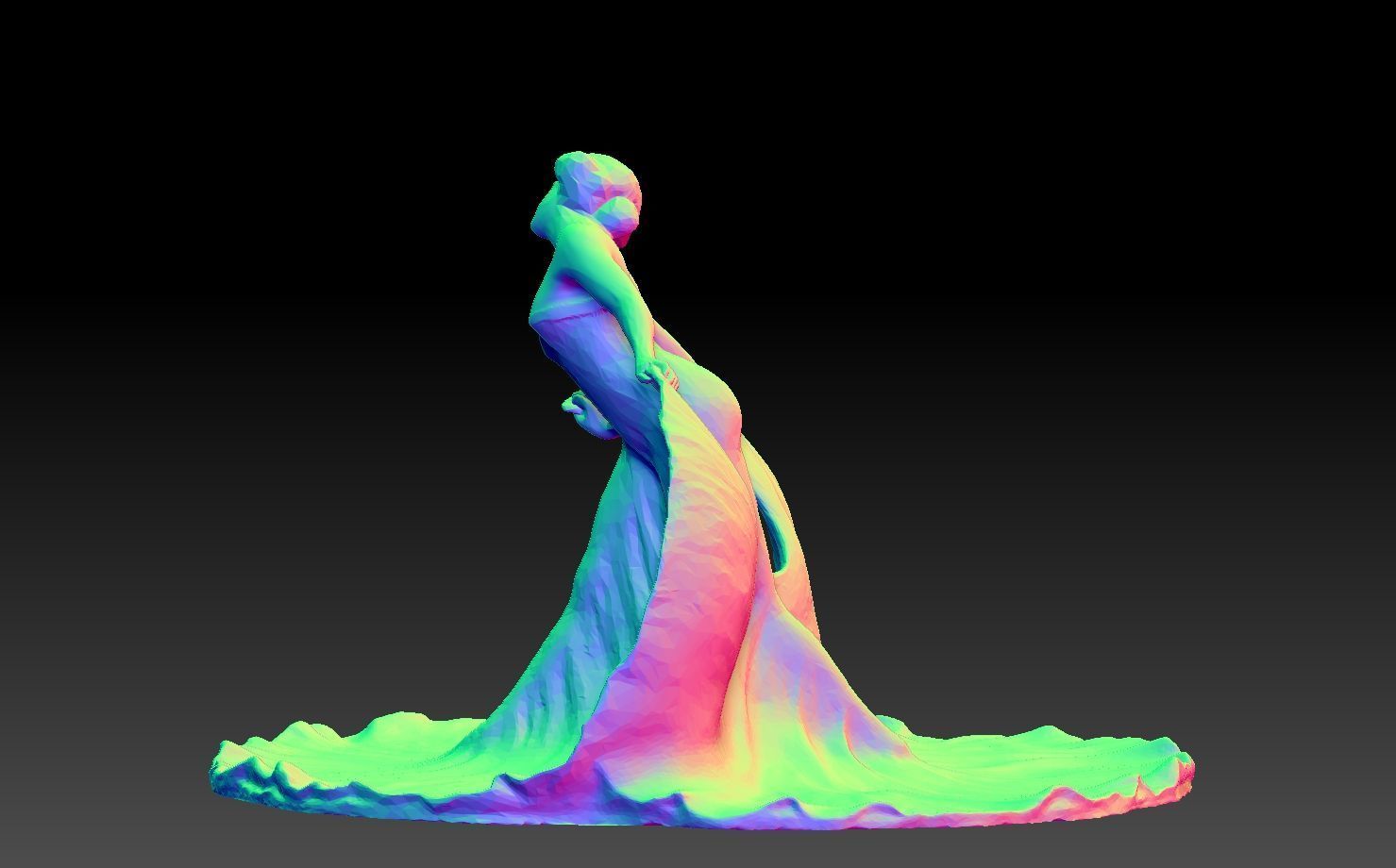 DANCER WOMAN 3D print model_12