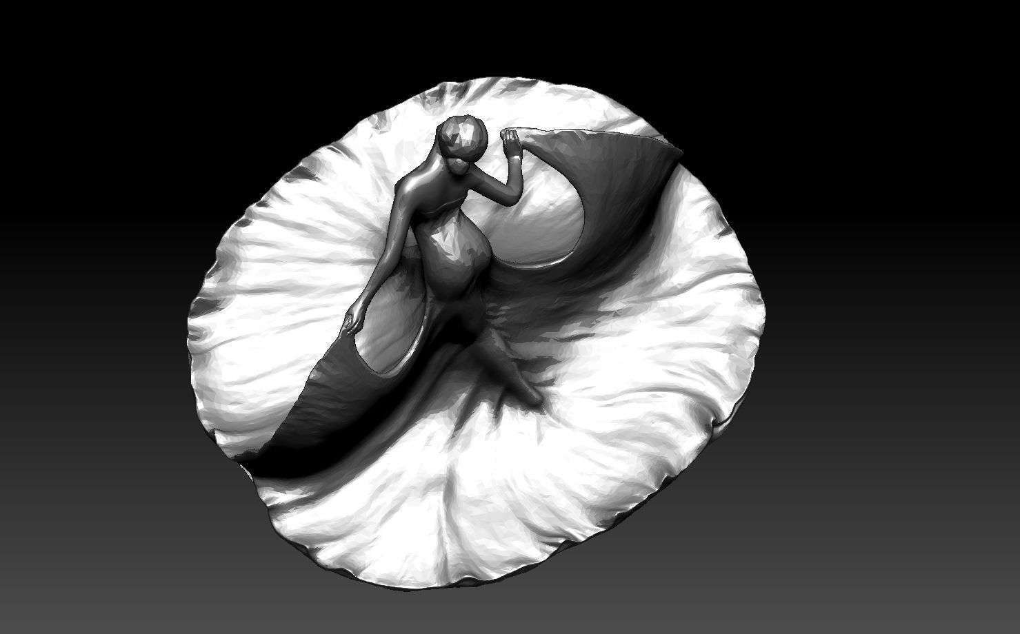 DANCER WOMAN 3D print model_7