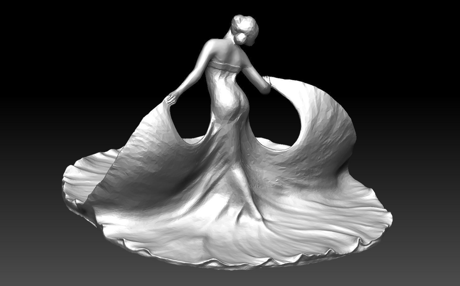 DANCER WOMAN 3D print model_14