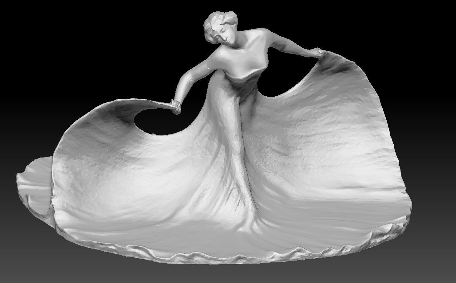 DANCER WOMAN 3D print model_3