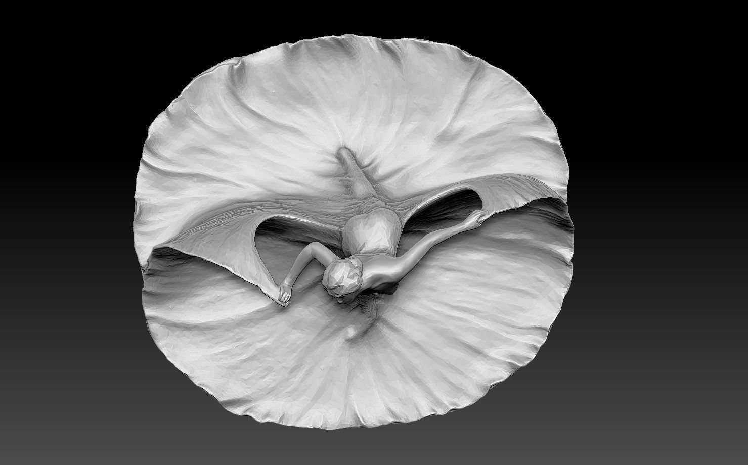 DANCER WOMAN 3D print model_5