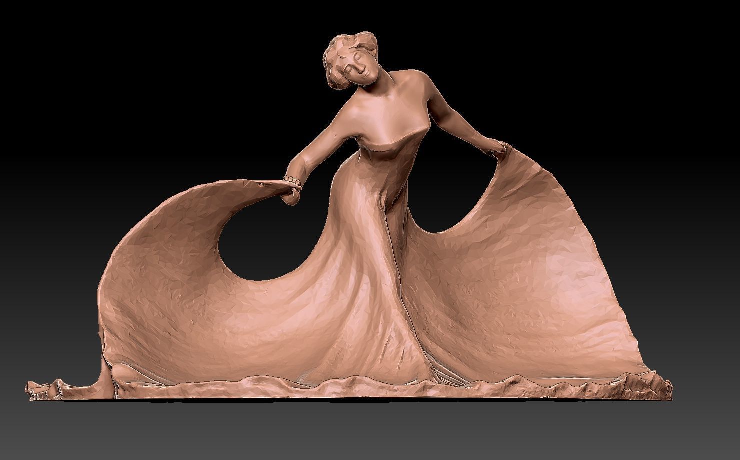 DANCER WOMAN 3D print model_10
