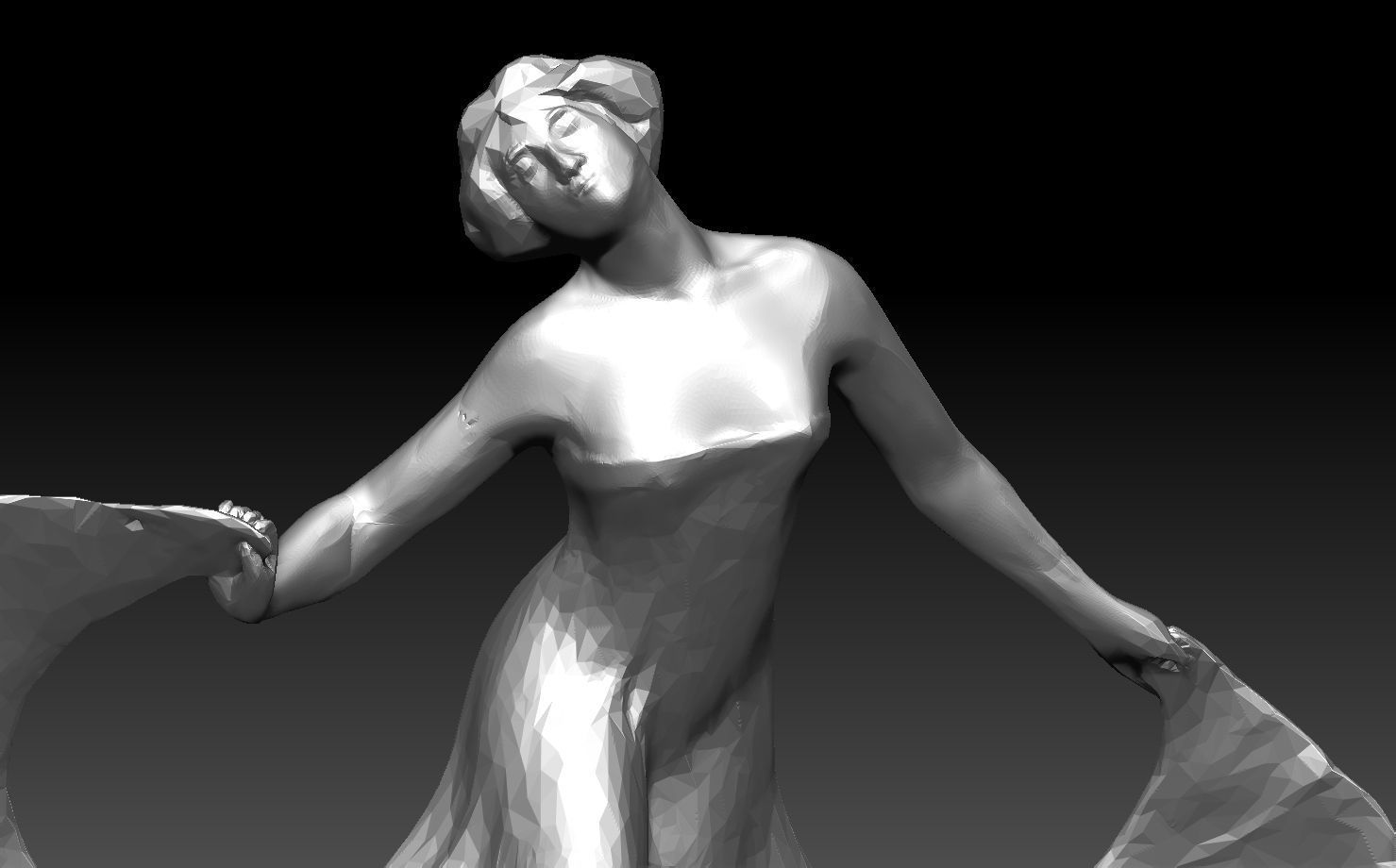 DANCER WOMAN 3D print model_1