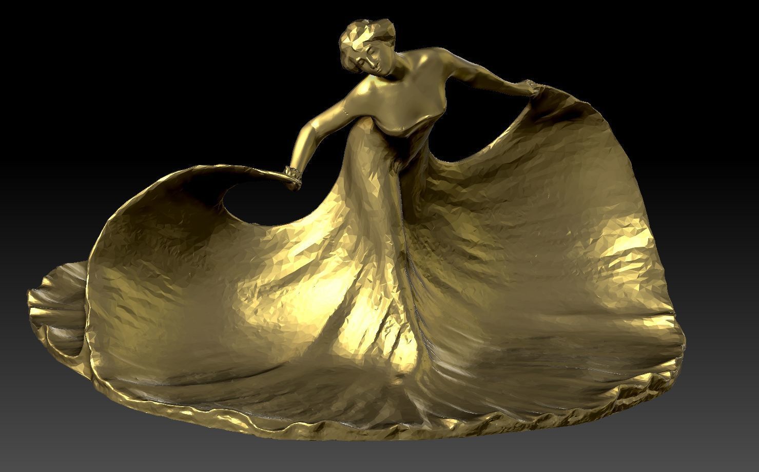 DANCER WOMAN 3D print model_2