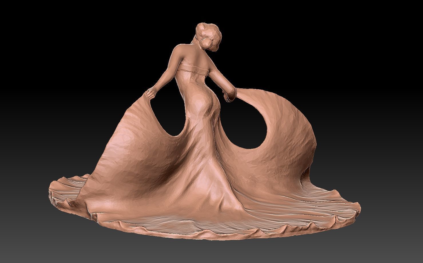 DANCER WOMAN 3D print model_9