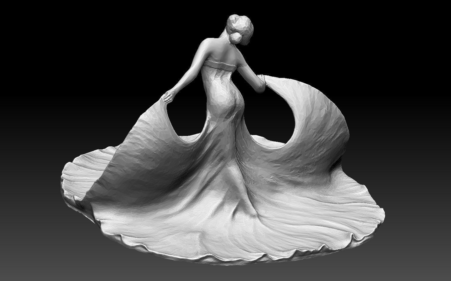 DANCER WOMAN 3D print model_8