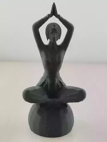 Meditative Yoga Woman 3D Model