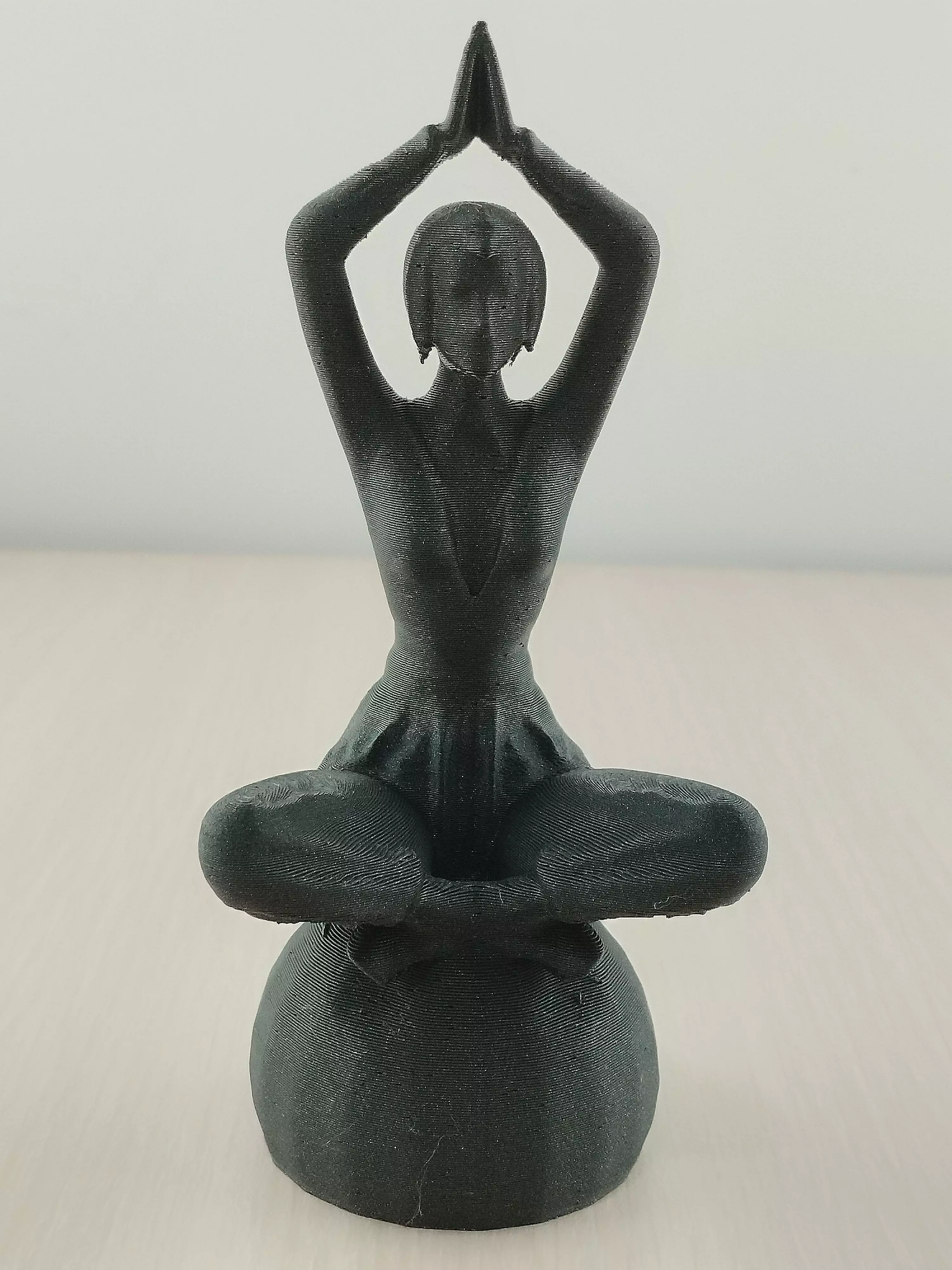 Meditative Yoga Woman 3D Model 3D print model_0