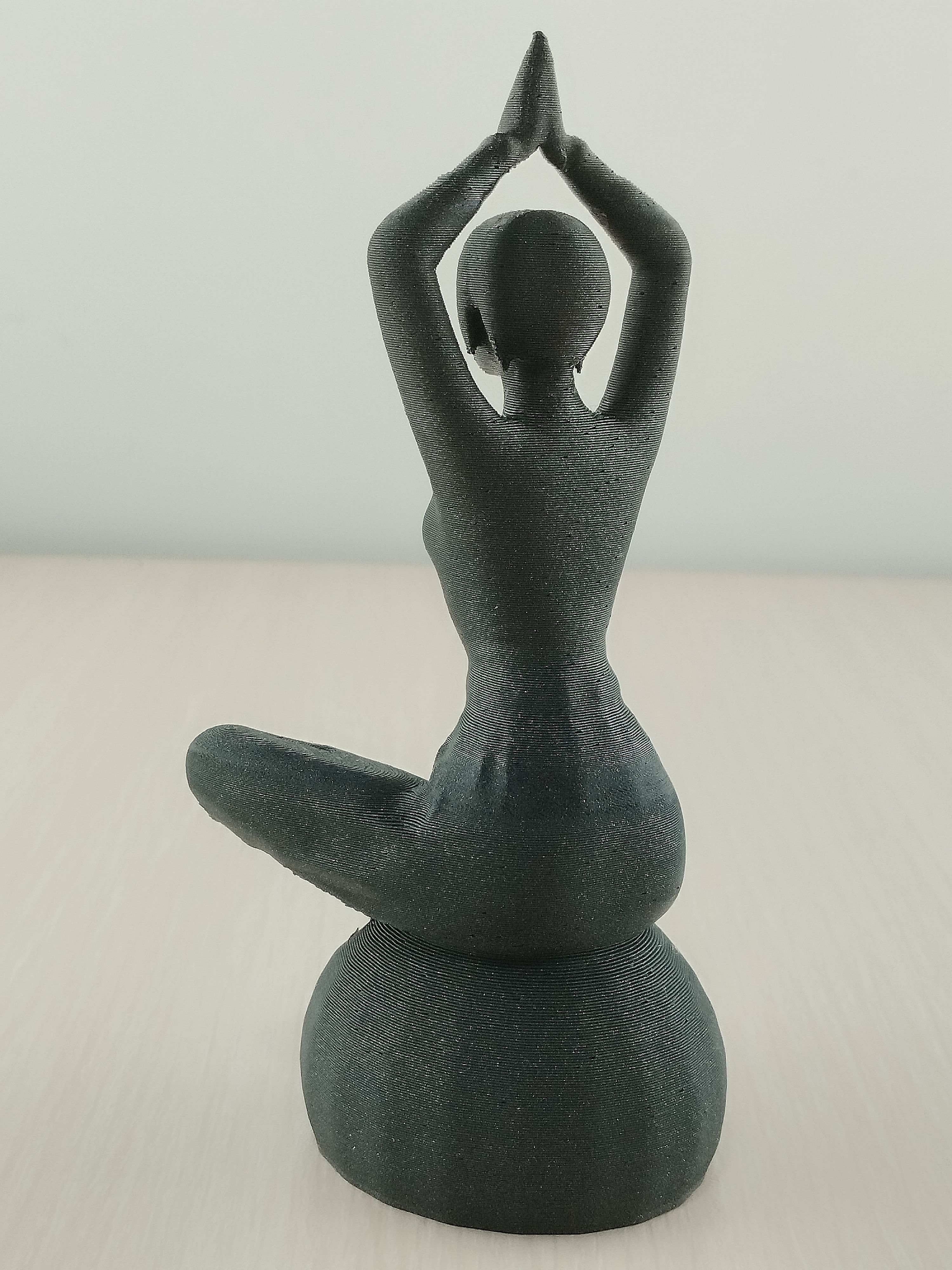 Meditative Yoga Woman 3D Model 3D print model_3