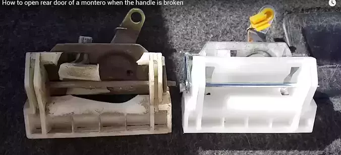 Mitsubishi Montero Pajero seat and tail handle kit 1994 to 2000