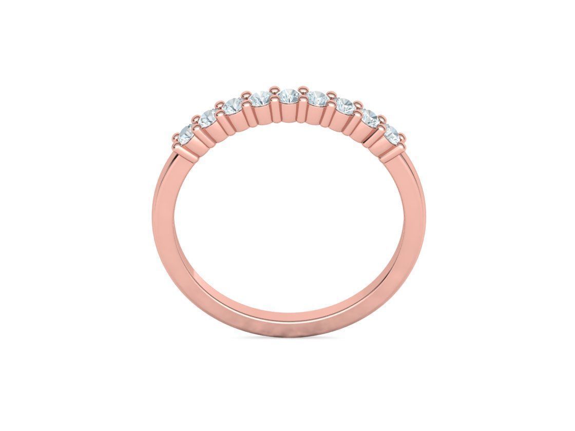 2mm 9 gems DIAMONDS ANNIVERSARY RING 3dmodel 3D print model_20