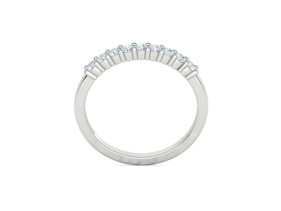 2mm 9 gems DIAMONDS ANNIVERSARY RING 3dmodel 3D print model_22