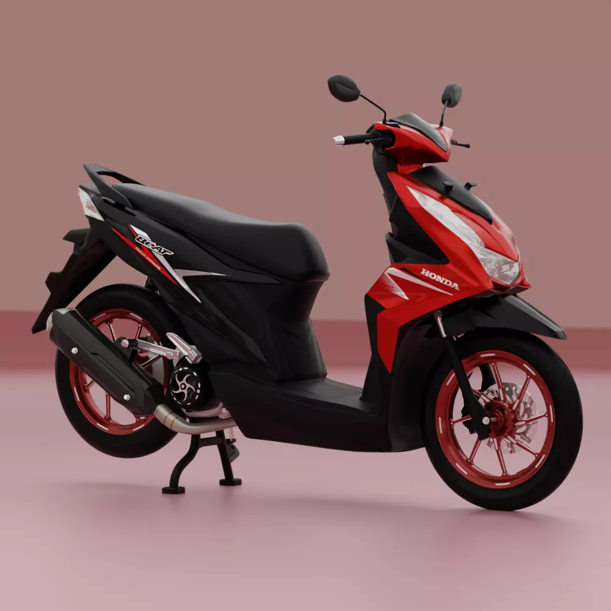 2020 - Honda Beat K1A 3D model