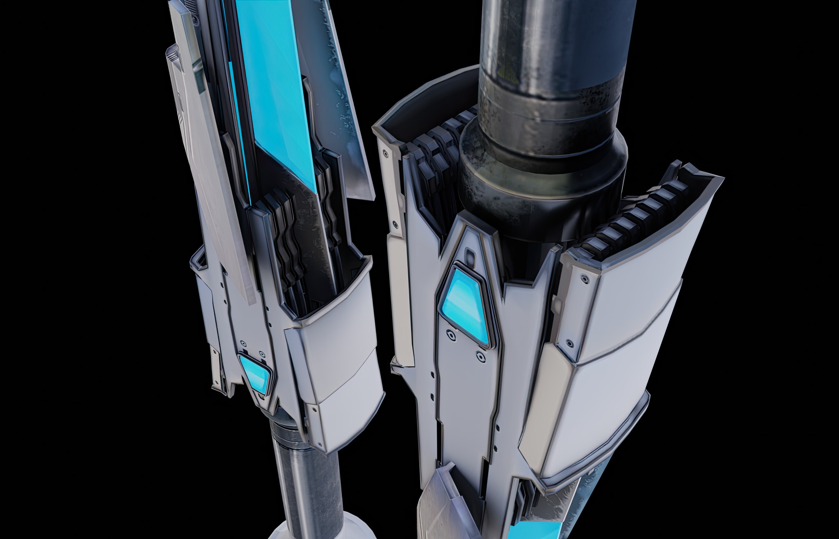 Chisel Low-poly 3D model_5