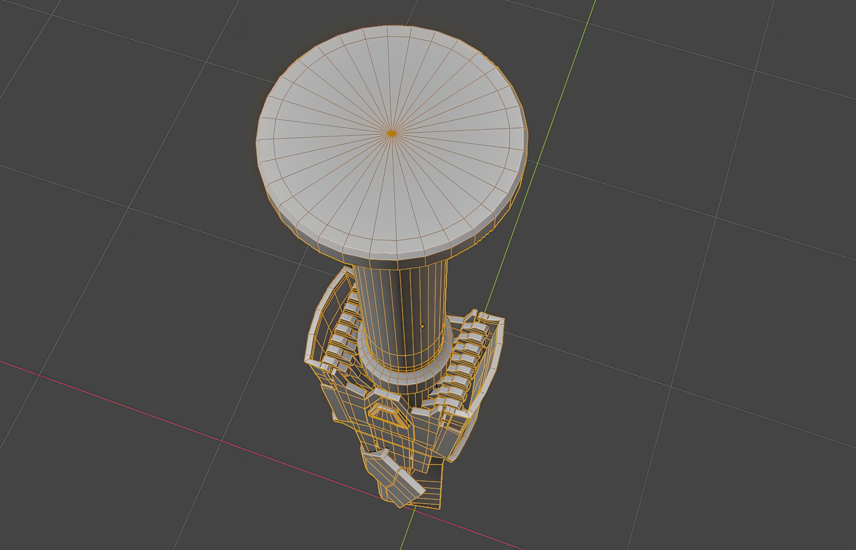 Chisel Low-poly 3D model_12