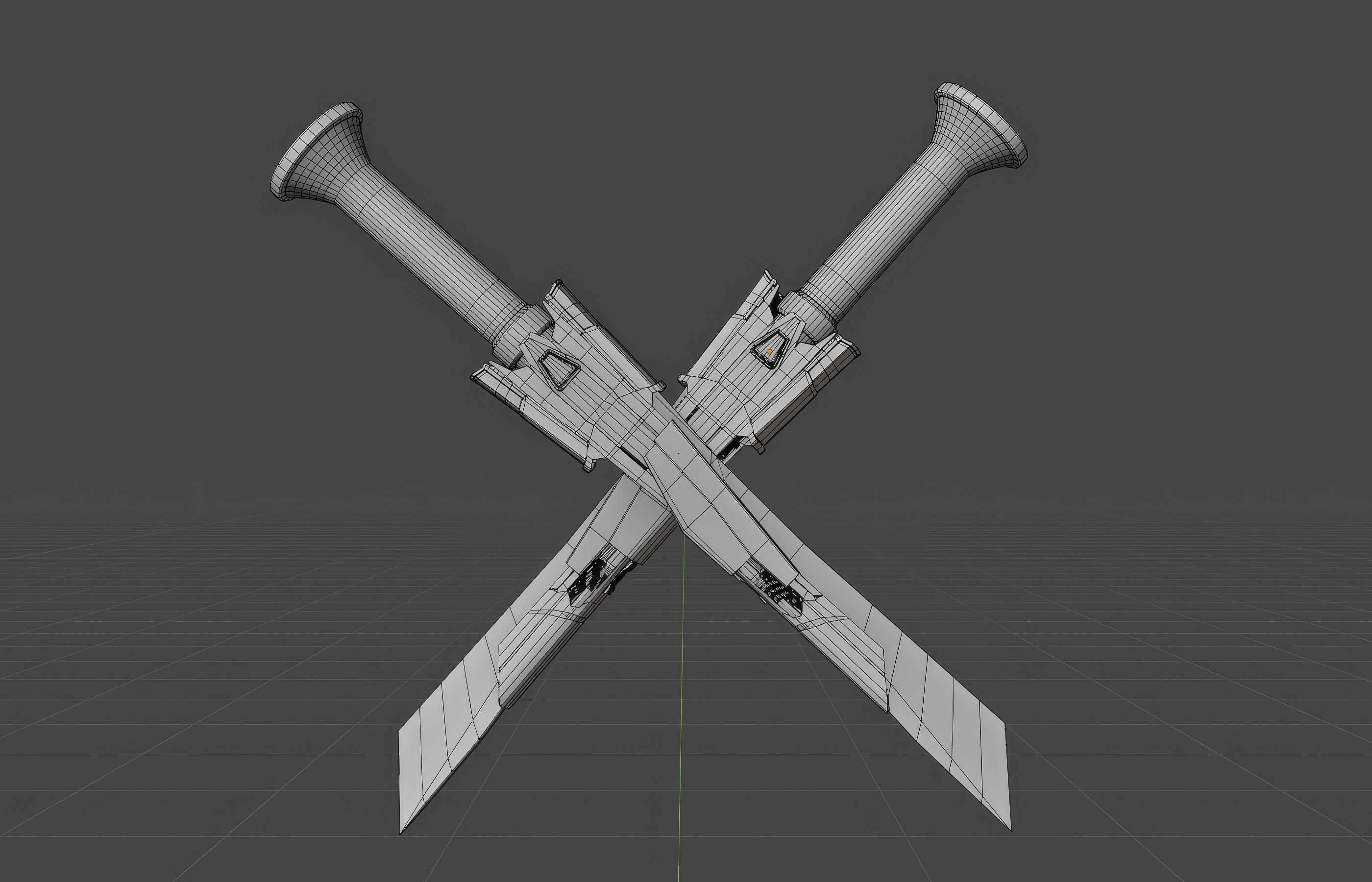 Chisel Low-poly 3D model_9