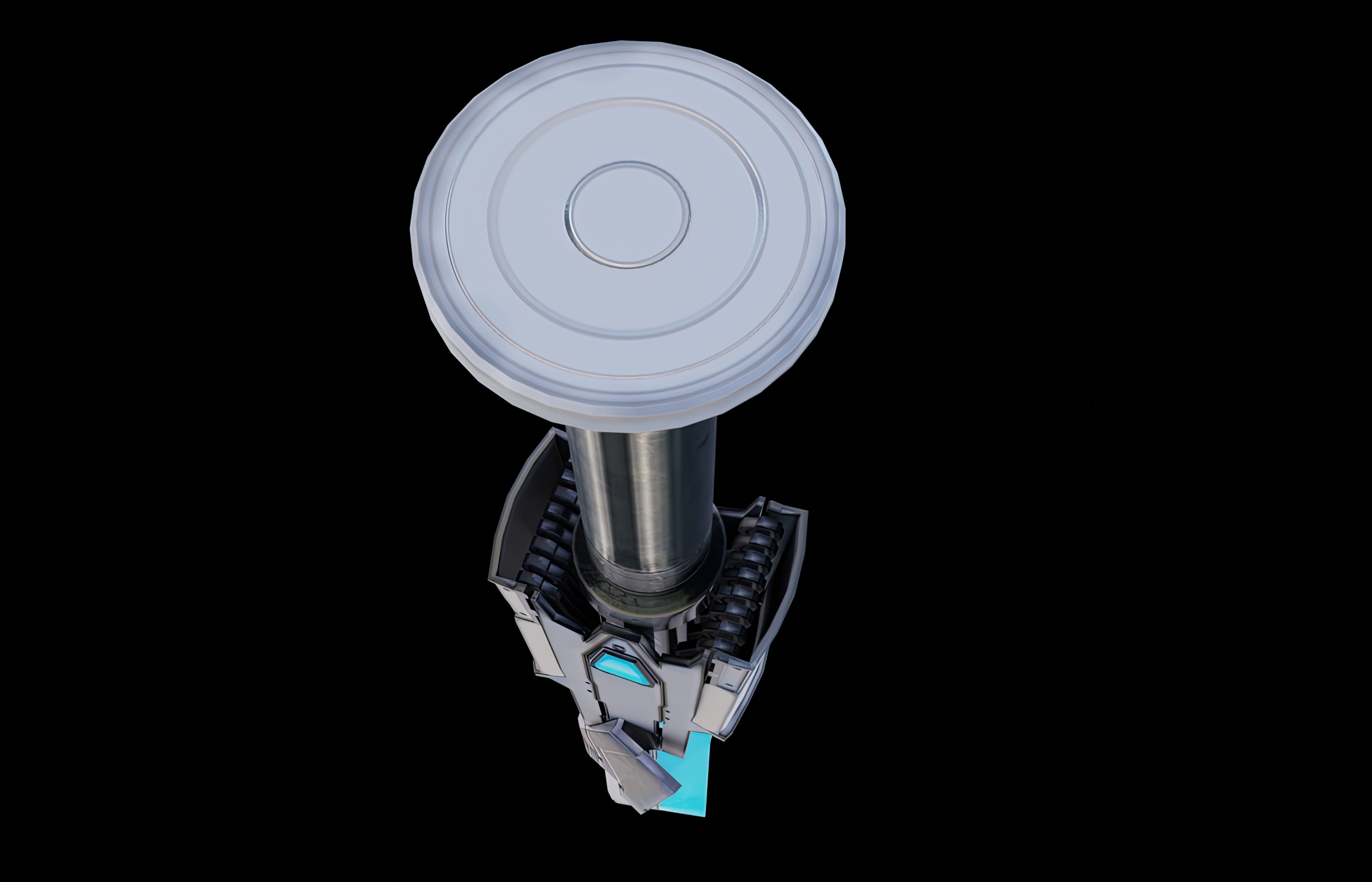 Chisel Low-poly 3D model_7