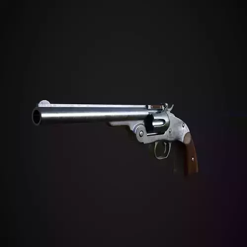Cowboy Revolver 3D model